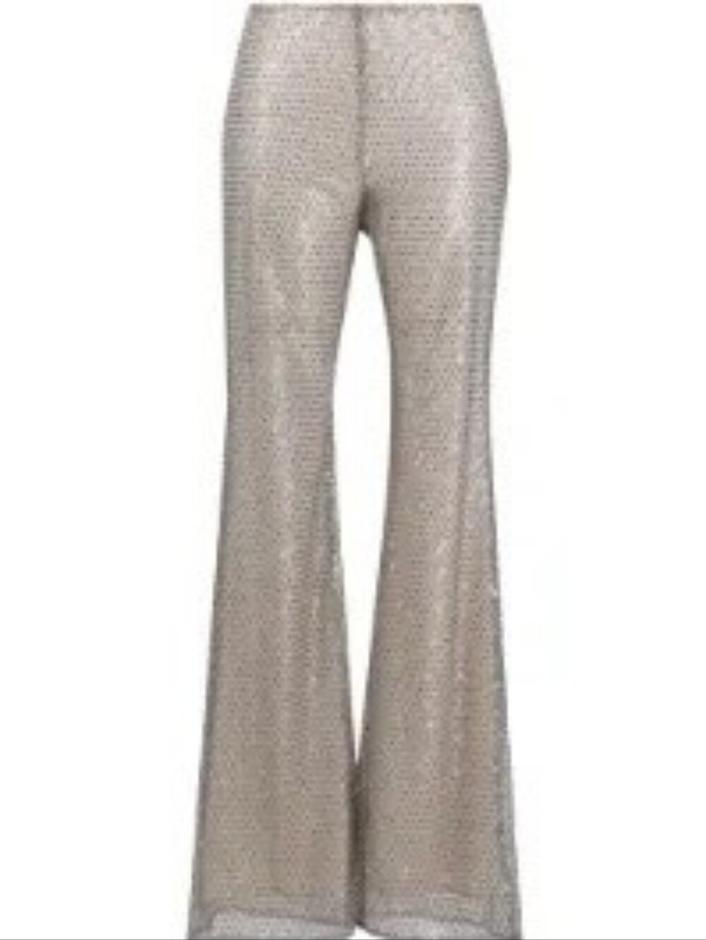 NWT Semicouture Limited Edition Mid-rise Sequin Flared Trouser